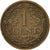 Coin, Netherlands, Wilhelmina I, Cent, 1929, EF(40-45), Bronze, KM:152