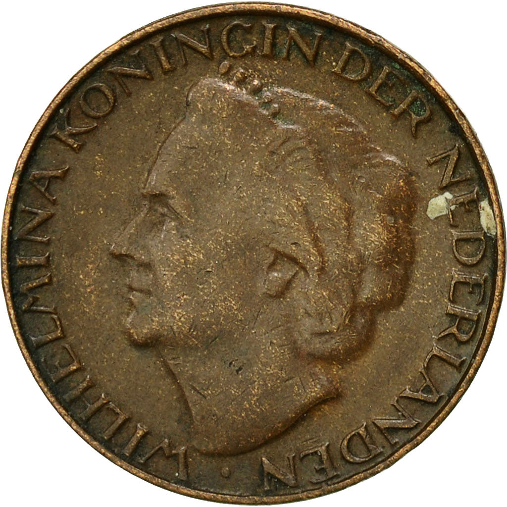 Coin, Netherlands, Wilhelmina I, Cent, 1948, VF(30-35), Bronze, KM:175