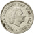 Coin, Netherlands, Juliana, 25 Cents, 1958, VF(30-35), Nickel, KM:183