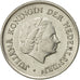 Coin, Netherlands, Juliana, 25 Cents, 1955, VF(30-35), Nickel, KM:183