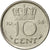 Coin, Netherlands, Wilhelmina I, 10 Cents, 1948, VF(30-35), Nickel, KM:177