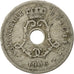 Moneta, Belgio, 5 Centimes, 1908, MB, Rame-nichel, KM:55