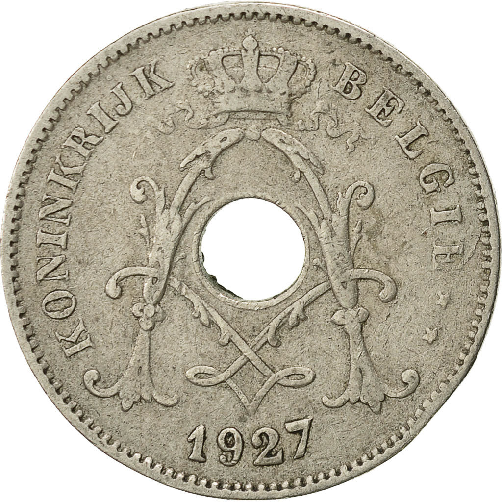 Coin, Belgium, 10 Centimes, 1927, EF(40-45), Copper-nickel, KM:86