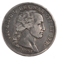 Italy, 5 Lire, 1820, KM #C# 92, EF(40-45), Silver, 25.00