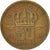 Moneda, Bélgica, 50 Centimes, 1953, MBC, Bronce, KM:145