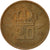Moneta, Belgia, 20 Centimes, 1954, VF(30-35), Bronze, KM:147.1