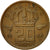 Munten, België, 20 Centimes, 1958, ZF, Bronze, KM:146