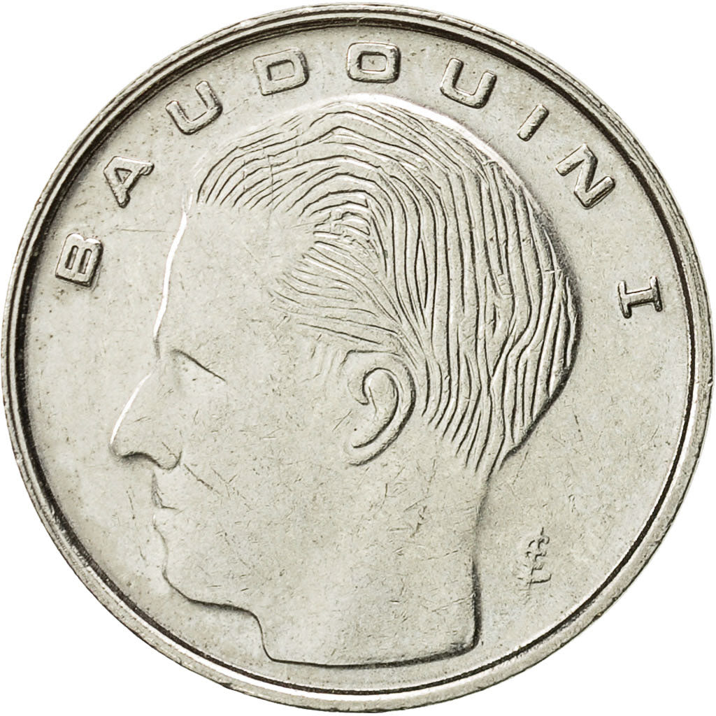 Coin, Belgium, Franc, 1989, EF(40-45), Nickel Plated Iron, KM:170