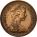 Monnaie, Grande-Bretagne, Elizabeth II, New Penny, 1971, TB+, Bronze, KM:915