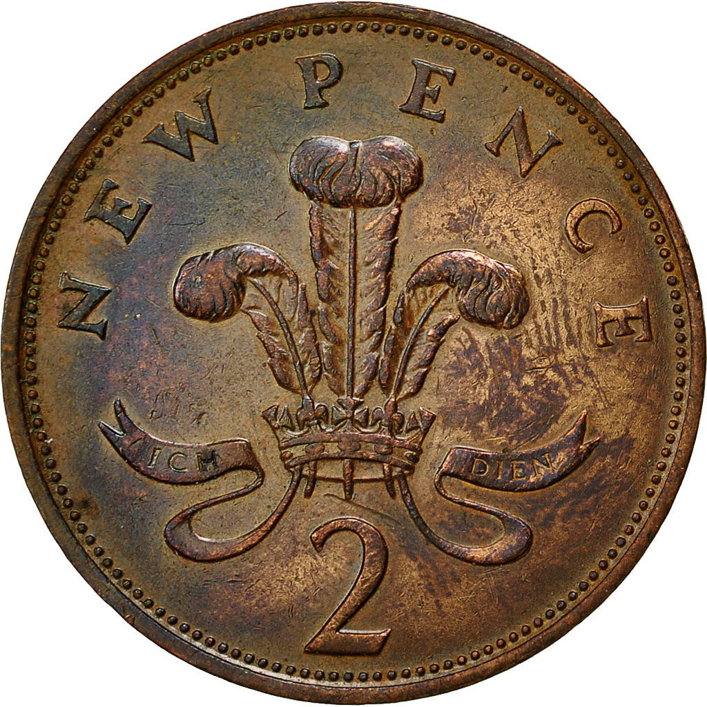 Moneta, Gran Bretagna, Elizabeth II, 2 New Pence, 1978, MB+, Bronzo, KM:916