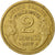 Moneta, Francja, Morlon, 2 Francs, 1935, Paris, EF(40-45), Aluminium-Brąz