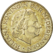 Coin, Netherlands, Juliana, Gulden, 1955, VF(30-35), Silver, KM:184