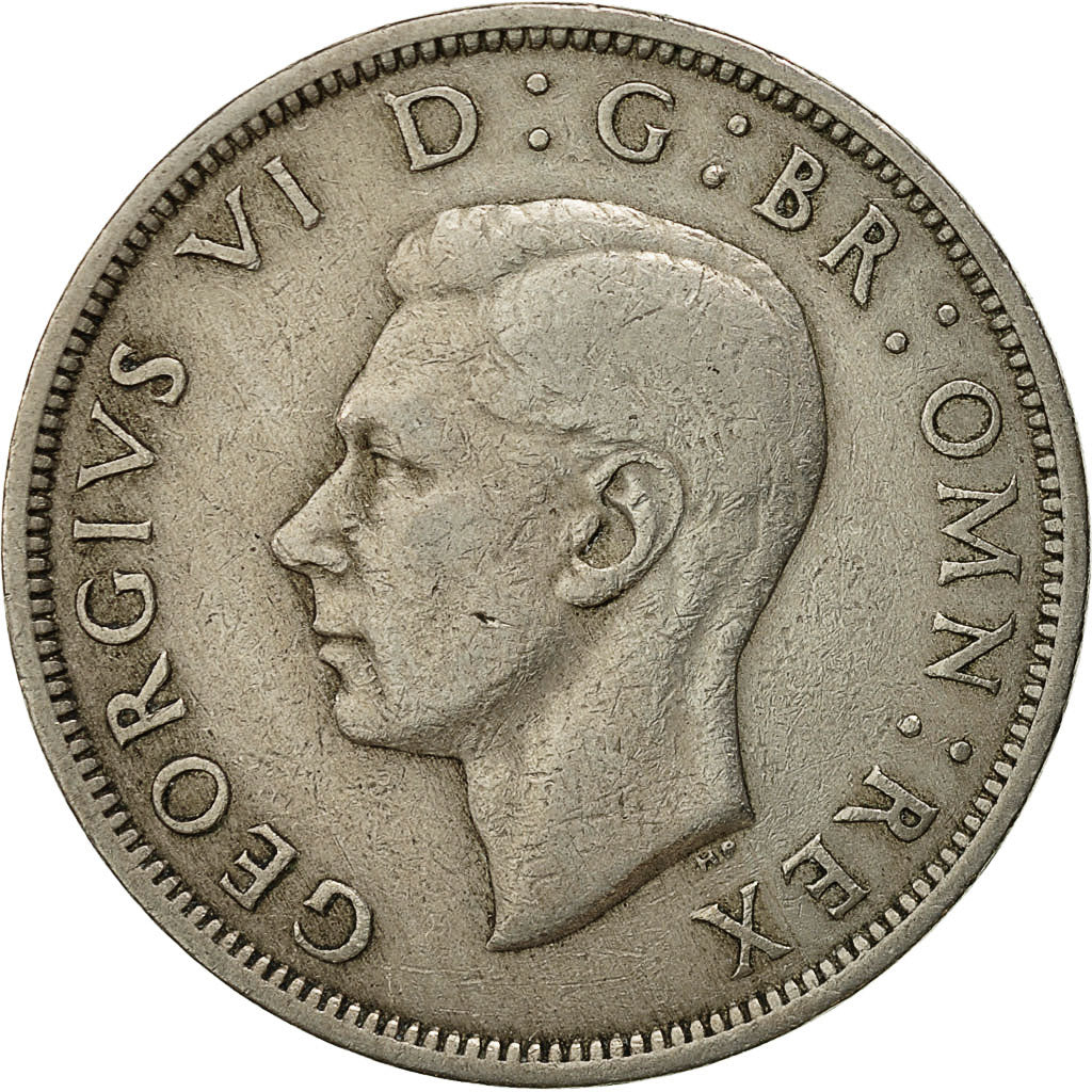 Coin, Great Britain, George VI, 1/2 Crown, 1947, EF(40-45), Copper-nickel