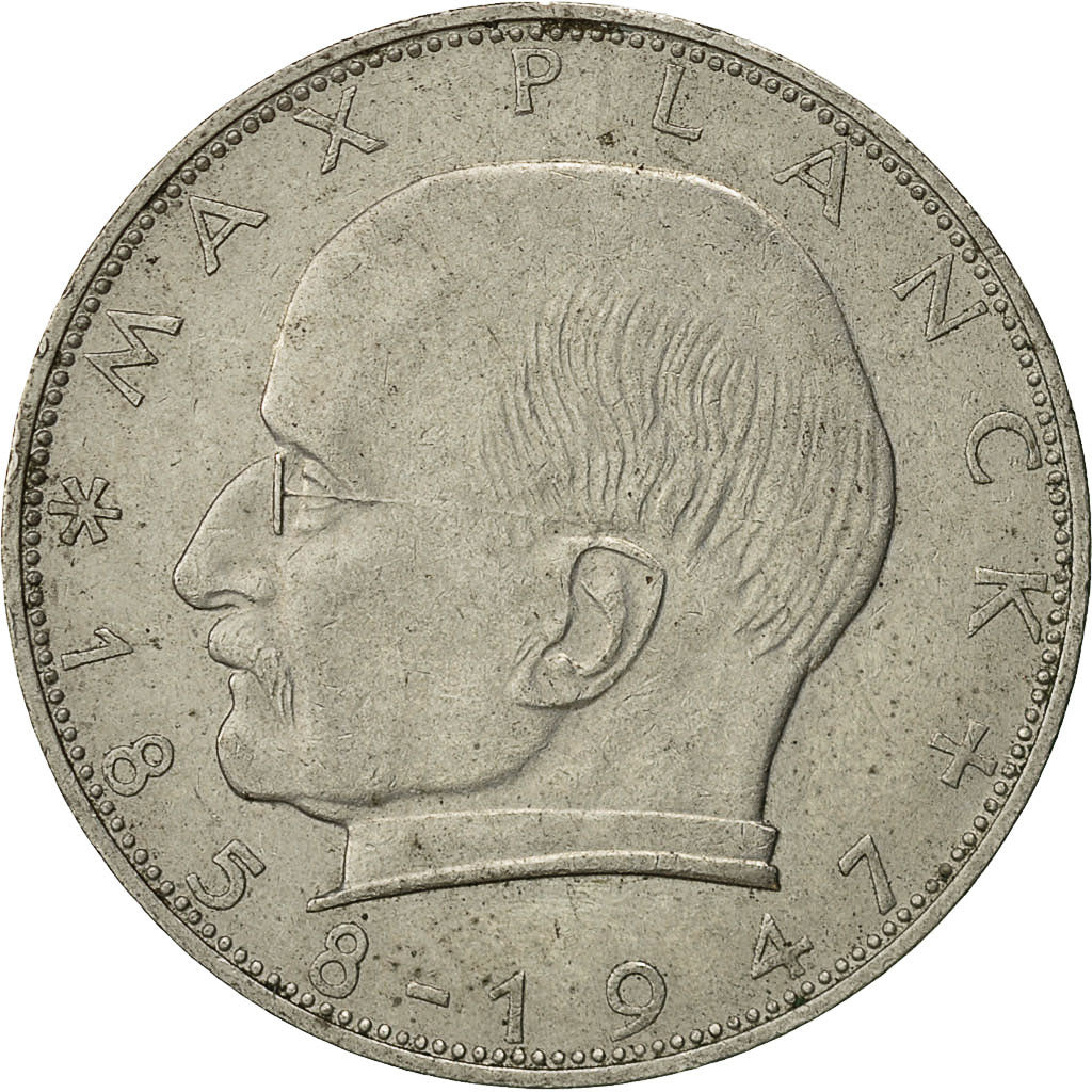 Moneta, GERMANIA - REPUBBLICA FEDERALE, 2 Mark, 1967, Hambourg, BB, Rame-nichel