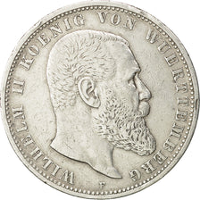 Coin, German States, WURTTEMBERG, Wilhelm II, 5 Mark, 1903, Freudenstadt