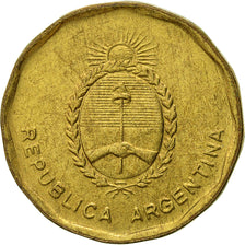 Coin, Argentina, 10 Centavos, 1986, EF(40-45), Brass, KM:98
