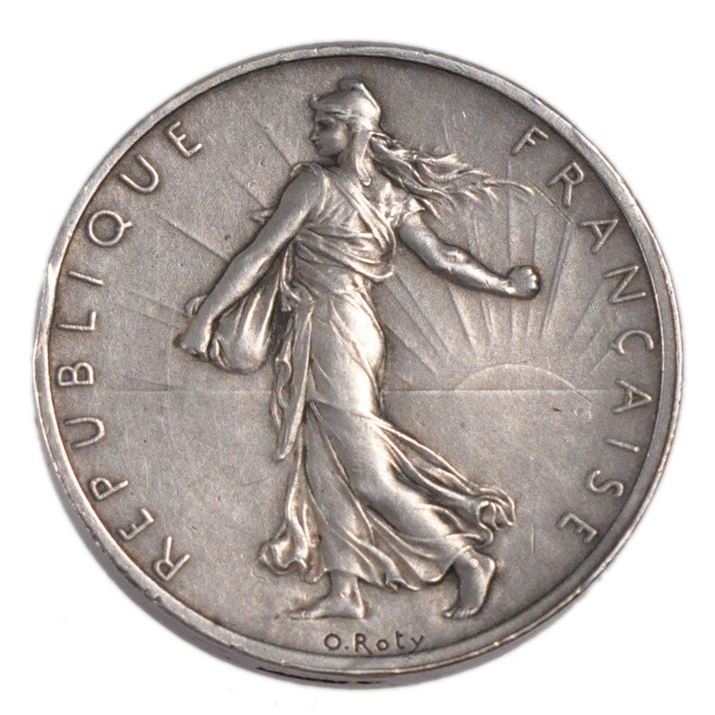 FRANCE, 2 Francs, MS(60-62), Silver, Gadoury #532P, 18.00