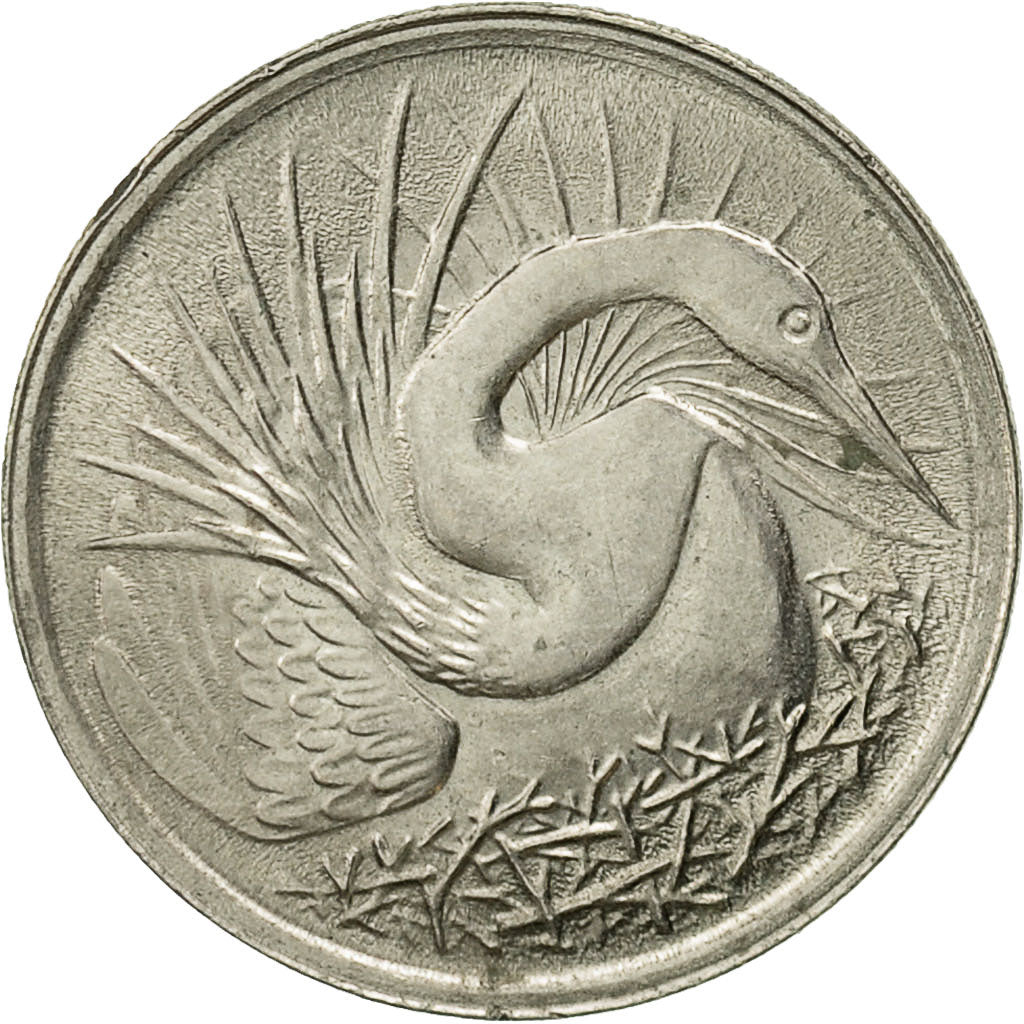 Monnaie, Singapour, 5 Cents, 1976, Singapore Mint, TTB+, Copper-nickel, KM:2