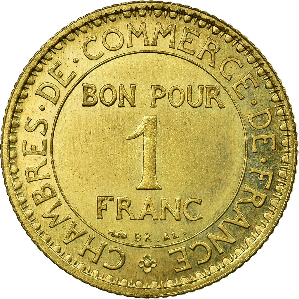 Coin, France, Chambre de commerce, Franc, 1920, Paris, ESSAI, MS(60-62)