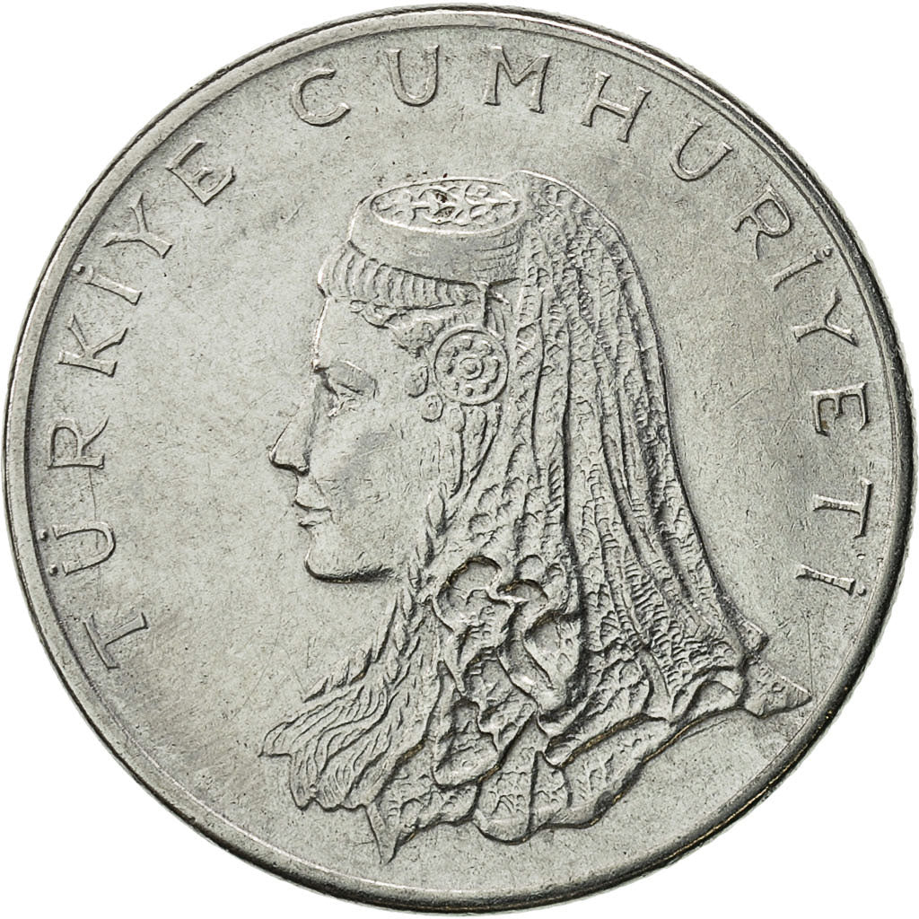 Münze, Türkei, 50 Kurus, 1976, SS+, Stainless Steel, KM:899