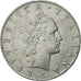 Moneta, Włochy, 50 Lire, 1959, Rome, EF(40-45), Stal nierdzewna, KM:95.1