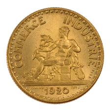 FRANCE, Chambre de commerce, 2 Francs, 1920, MS(65-70), Aluminium-Bronze, 27,...