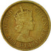 Hong Kong, Elizabeth II, 10 Cents, 1960, EF(40-45), Nickel-brass, KM:28.1