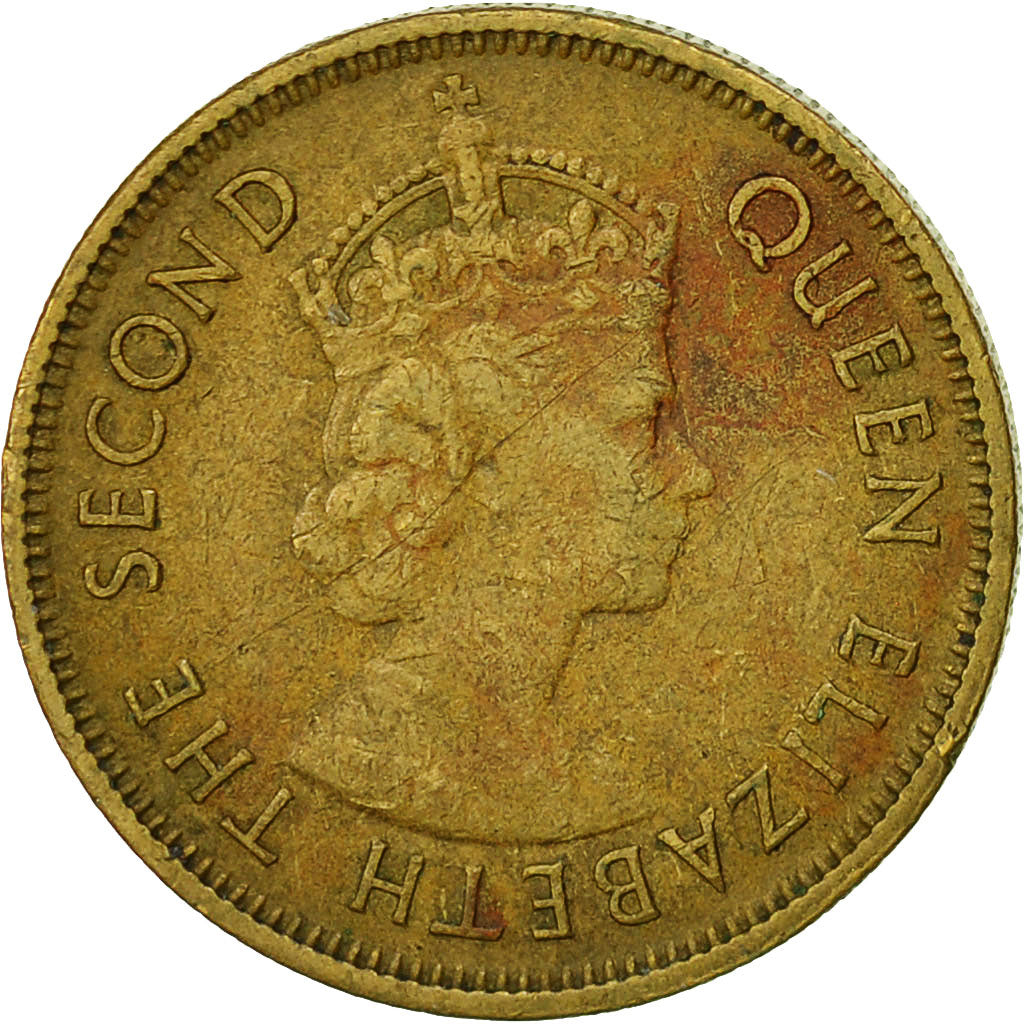 Hong Kong, Elizabeth II, 10 Cents, 1974, VF(30-35), Nickel-brass, KM:28.3