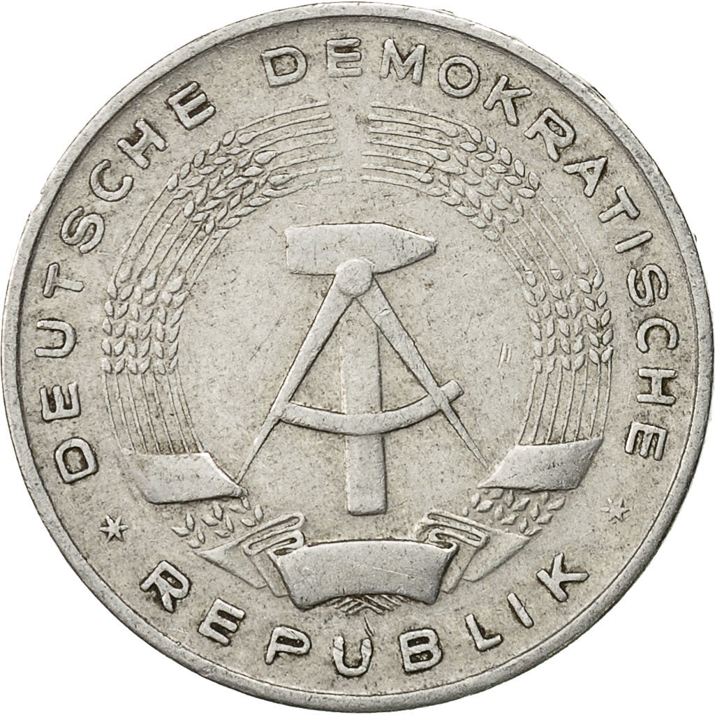 GERMAN-DEMOCRATIC REPUBLIC, Mark, 1962, Berlin, VF(30-35), Aluminum, KM:13