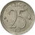 Moneta, Belgia, 25 Centimes, 1964, Brussels, VF(30-35), Miedź-Nikiel, KM:154.1