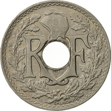 France, Lindauer, 25 Centimes, 1915, AU(50-53), Nickel, KM:867