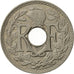 France, Lindauer, 25 Centimes, 1915, AU(50-53), Nickel, KM:867