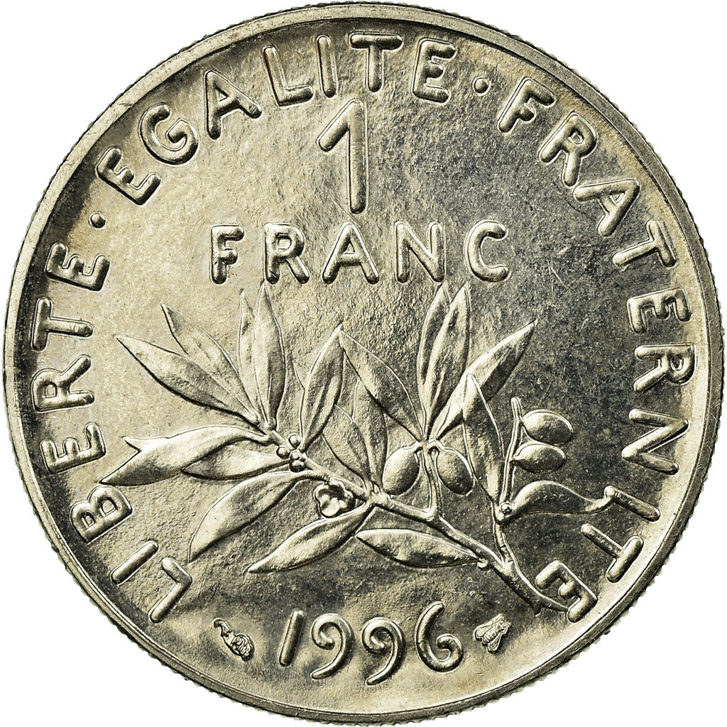 Monnaie, France, Semeuse, Franc, 1996, FDC, Nickel, Gadoury:474a