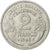 France, Morlon, 2 Francs, 1945, Paris, AU(50-53), Aluminum, KM:886a.1