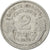 France, Morlon, 2 Francs, 1945, Beaumont - Le Roger, VF(30-35), Aluminum