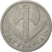 France, Bazor, 2 Francs, 1944, Beaumont - Le Roger, EF(40-45), Aluminum