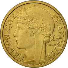 Frankreich, Morlon, 2 Francs, 1938, Paris, SS+, Aluminum-Bronze, KM:886