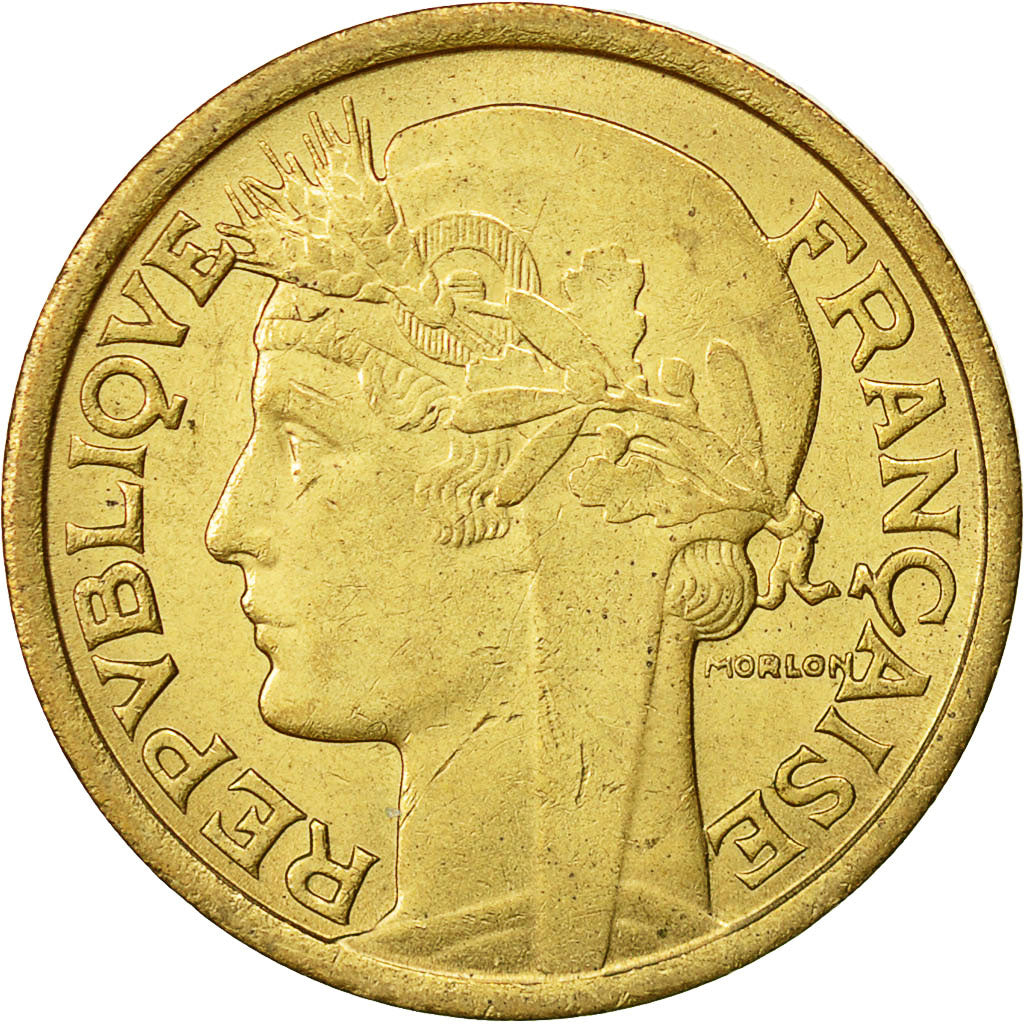 Moneta, Francja, Morlon, 2 Francs, 1941, Paris, VF(30-35), Aluminium-Brąz