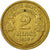 Moneta, Francja, Morlon, 2 Francs, 1939, Paris, VF(30-35), Aluminium-Brąz