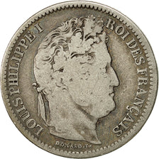 Coin, France, Louis-Philippe, 2 Francs, 1832, Rouen, VG(8-10), Silver, KM:743.2