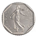 FRANCE, 2 Francs, 1991, MS(65-70), Nickel, Gadoury #547, 7.50
