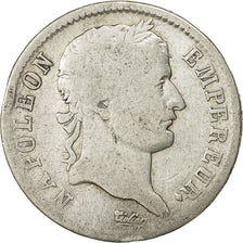 France, Napoléon I, Franc, 1808, Strasbourg, VG(8-10), Silver, KM:682.3