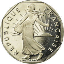 Moneda, Francia, Semeuse, 2 Francs, 1991, FDC, Níquel, KM:942.2, Gadoury:547b