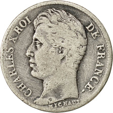 France, Charles X, 1/2 Franc, 1826, Paris, VF(30-35), Silver, KM:723.1