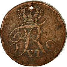 Norway, Frederick IX, 4 Skilling, 1809, F(12-15), Copper, KM:275.1