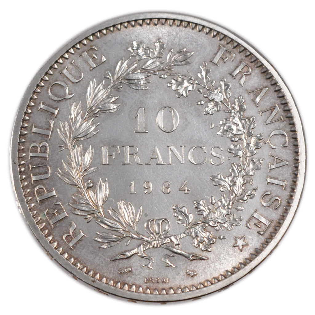 FRANCE, 10 Francs, 1964, MS(65-70), Silver, Gadoury #813, 25.00