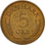 Moneta, Dania, Frederik IX, 5 Öre, 1964, Copenhagen, EF(40-45), Bronze