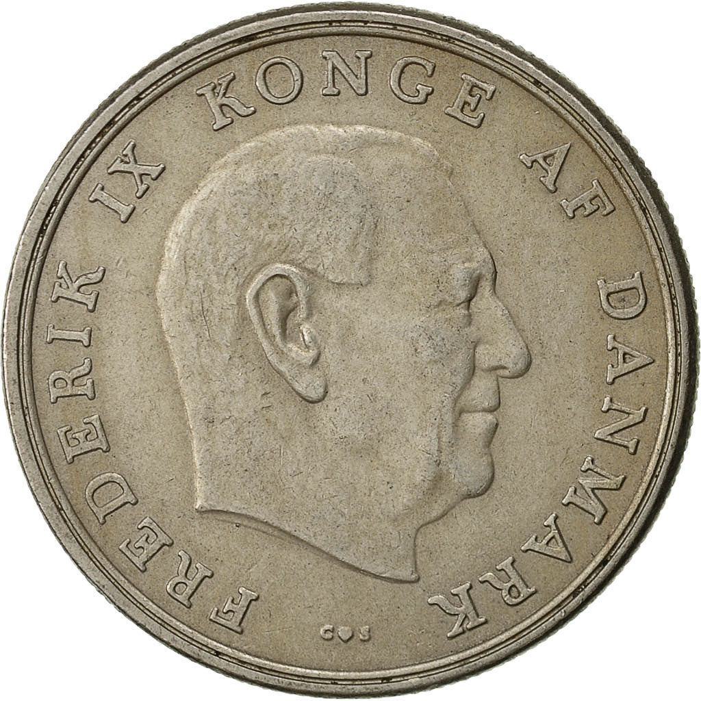 Denmark, Frederik IX, 5 Kroner, 1963, Copenhagen, EF(40-45), Copper-nickel