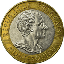 Moneta, Francia, Montesquieu, 10 Francs, 1989, FDC, Bi-metallico, KM:969