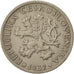 Czechoslovakia, Koruna, 1937, EF(40-45), Copper-nickel, KM:4